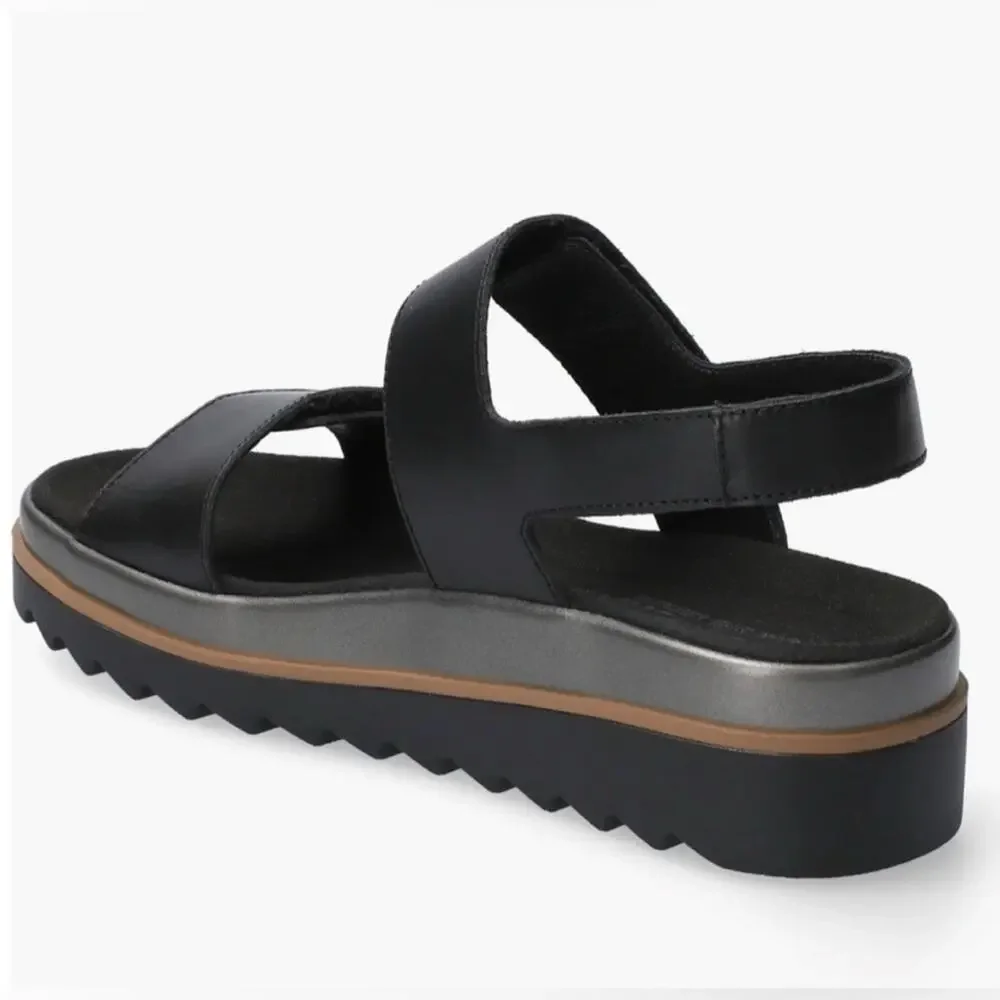 Mephisto Womens Dominica Leather Sandal - Black Leather NEW - Picture 5 of 14